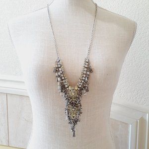 Premiere Designs Rhinestone   Two Piece Necklace